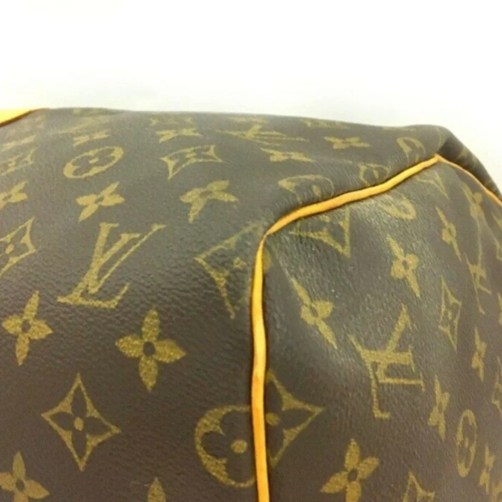EXCELLENT!! Louis Vuitton Monogram Keepall Travel Bag + LV Luggage Tag + More - Picture 11 of 16